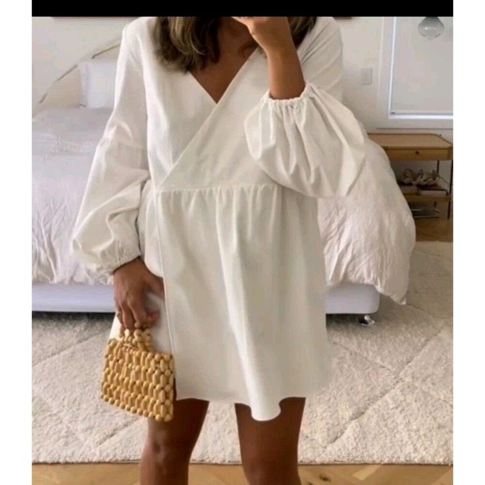 SABO Charlotte Dress - White -L (8) - $112 - NWT